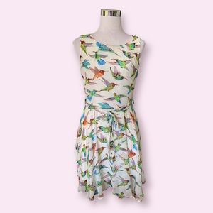 Mela Loves London Sleeveless Hummingbird Dress